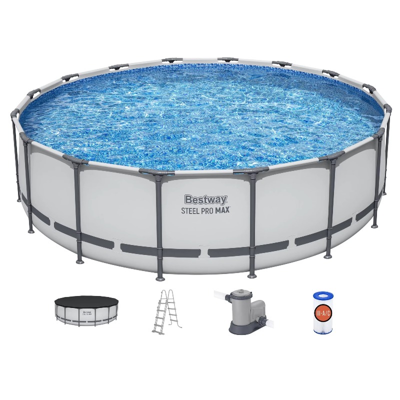 Pool Ladder Above Ground - Наземный бассейн Steel Pro MAX, круглый,