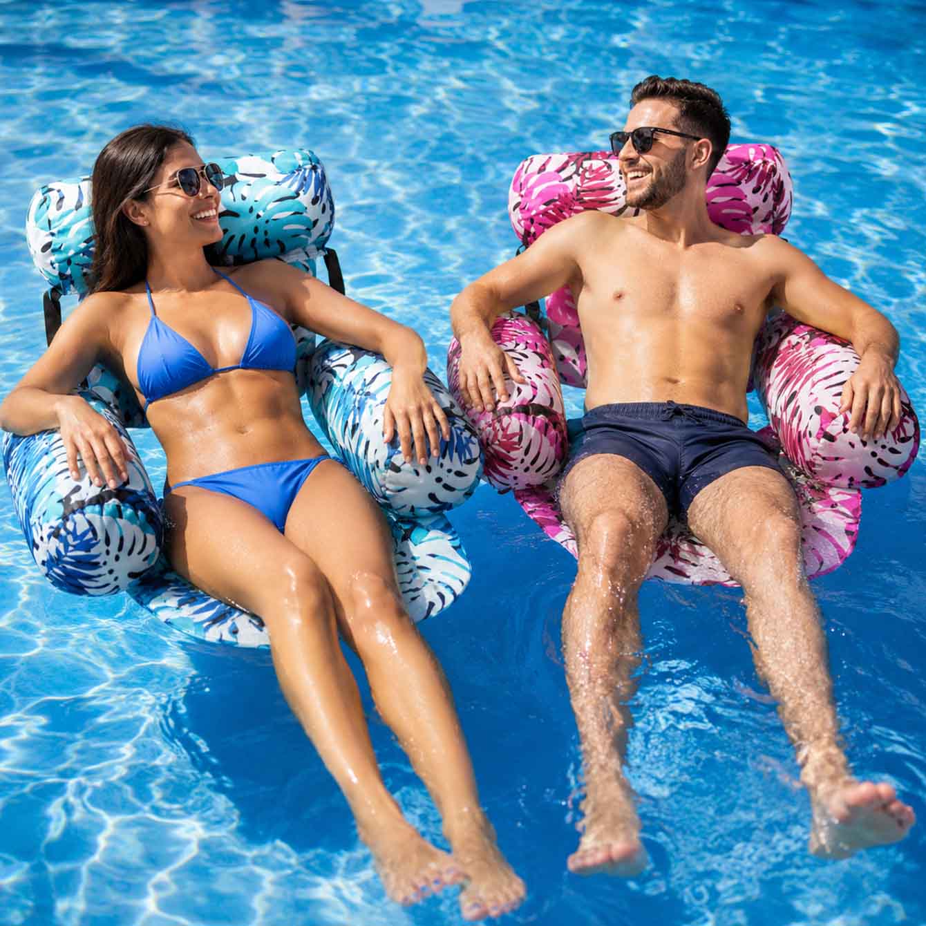 Pool Lounger Inflatable - Надувное кресло-шезлонг для бассейна (1 шт.)