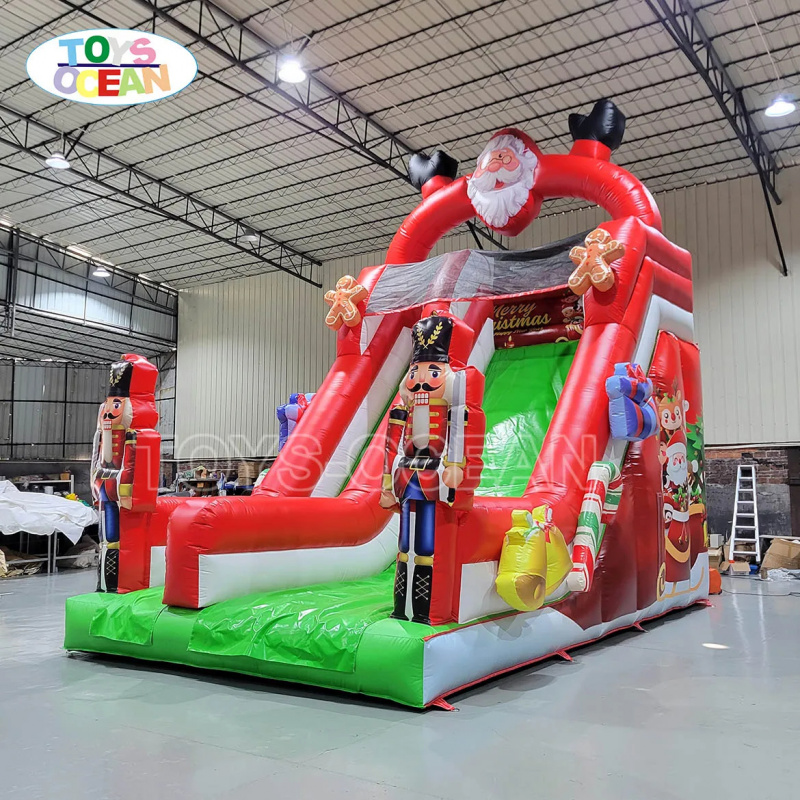 Water Slide Inflatable - Надувная уличная рождественская горка на заказ,