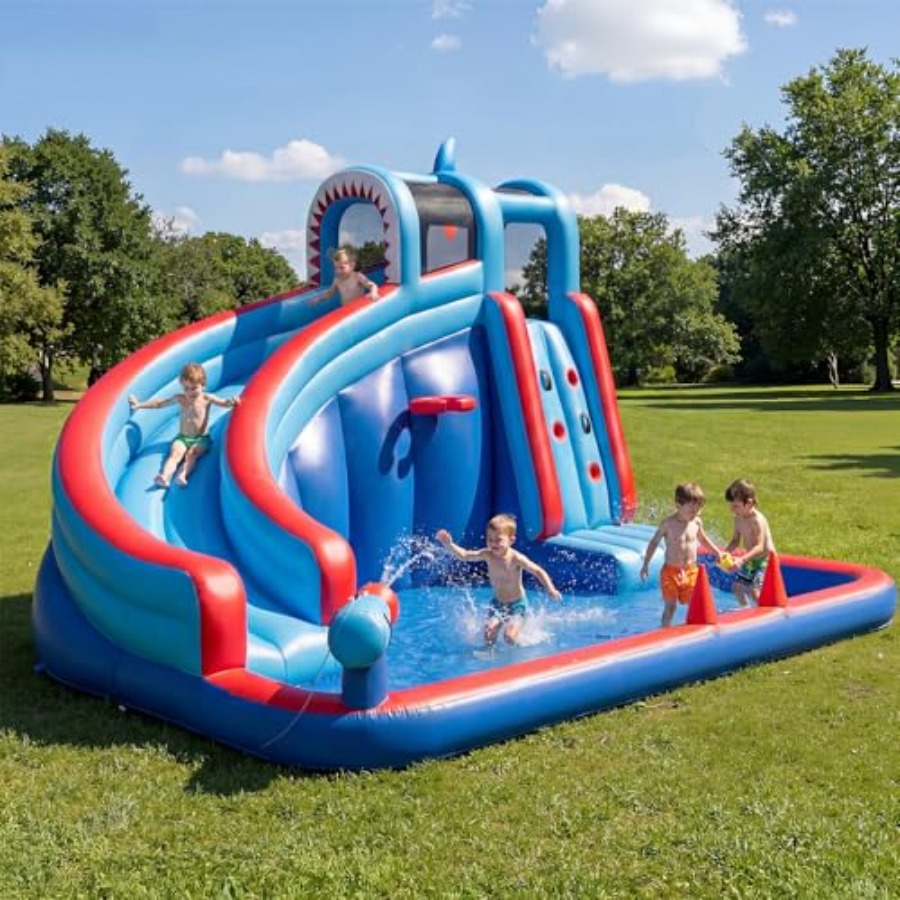 Water Slide Inflatable - Надувная водная горка для детей с