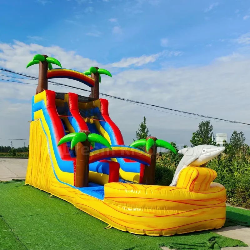 Water Slide Inflatable - Гигантская надувная водная горка с бассейном