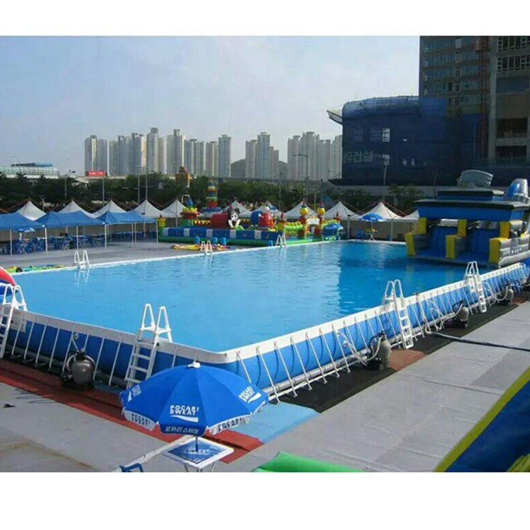 Pool Ladder Above Ground - Большой уличный бассейн с каркасным основанием