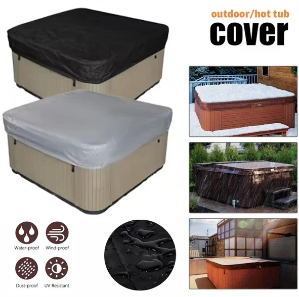 Pool Cover Waterproof - Водонепроницаемое защитное покрытие для спа-бассейнов, джакузи,