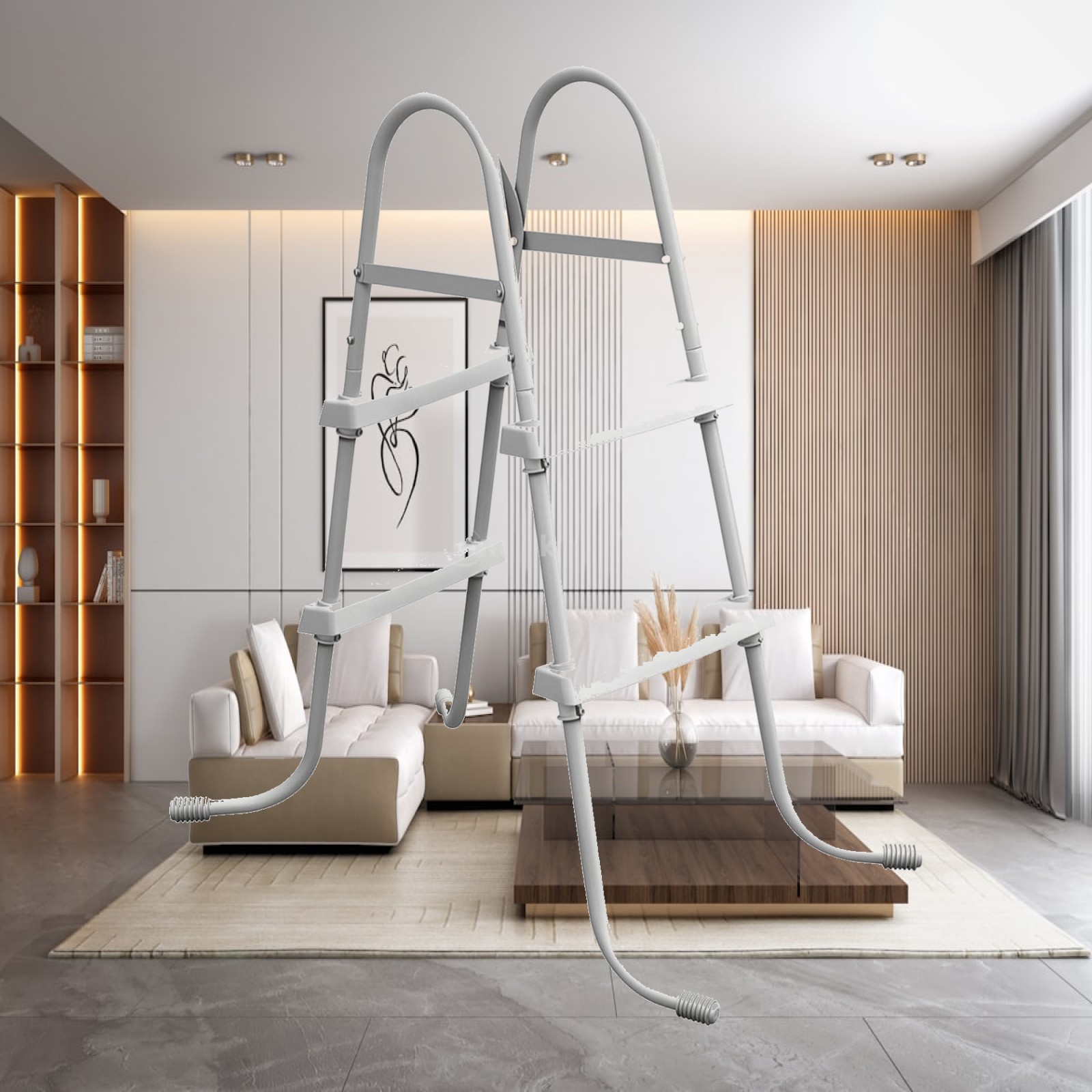 Pool Ladder Above Ground - А-образная лестница для бассейна, устойчивая, долговечная,