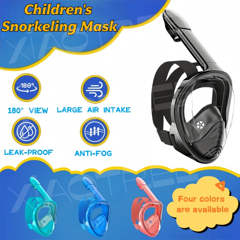Snorkel Mask Full Face - Детская полнолицевая маска для снорклинга: защита