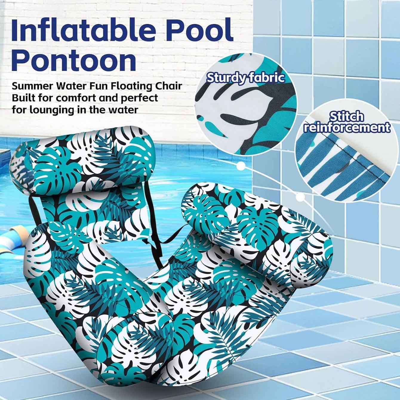 Надувное кресло-шезлонг для ба – обзор и цена Pool Lounger Inflatable