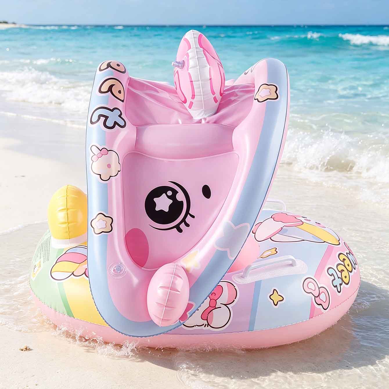 Надувное кресло-плотик для бас – обзор и цена Pool Float Ring Inflatable
