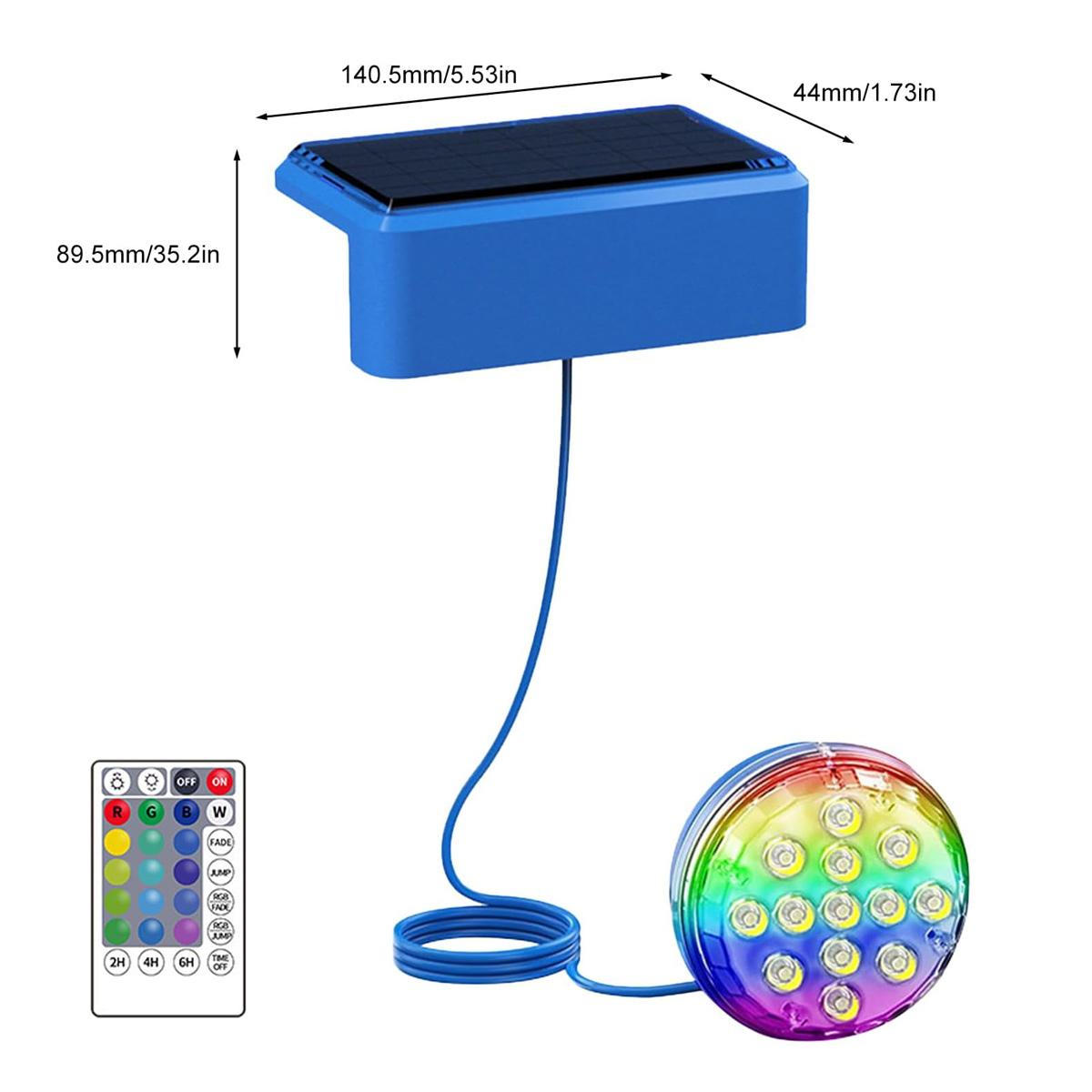 Подводный солнечный светильник – обзор и цена Pool Light Solar Rechargeable