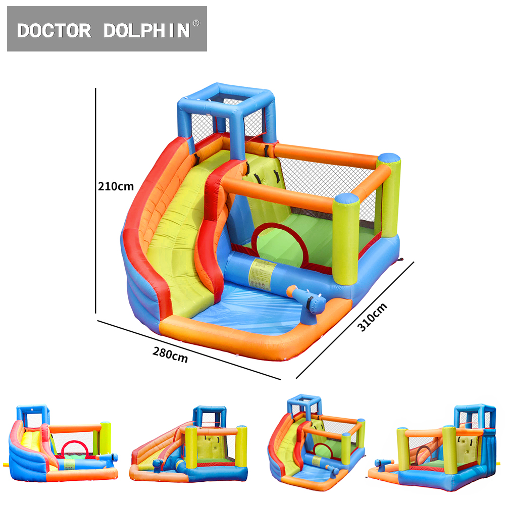 Надувной батутный комплекс для – обзор и цена Water Slide Inflatable