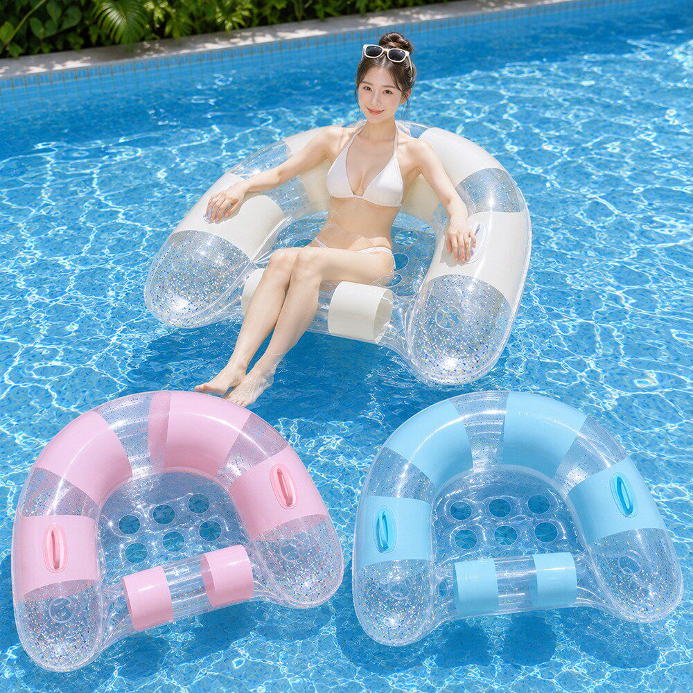 Надувной плавающий шезлонг-гам – обзор и цена Pool Lounger Inflatable