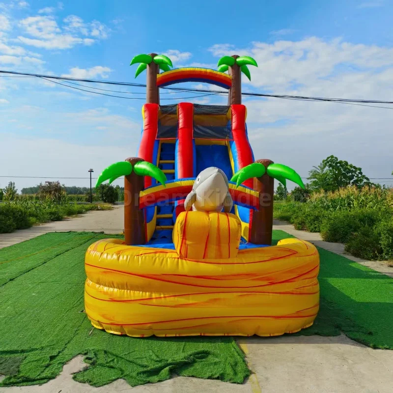 Гигантская надувная водная гор – обзор и цена Water Slide Inflatable