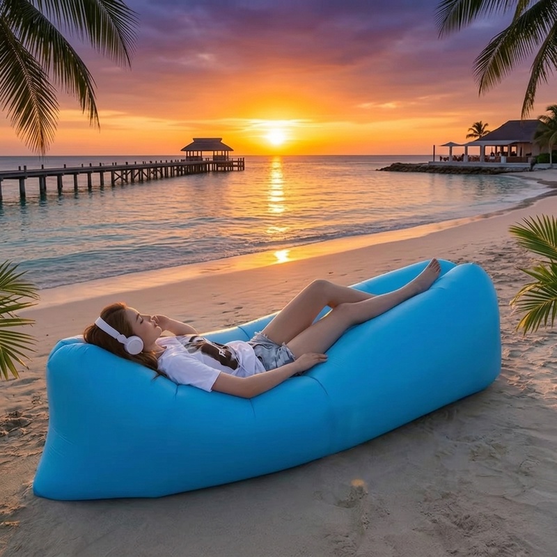 Портативный надувной диван, бы – обзор и цена Pool Lounger Inflatable