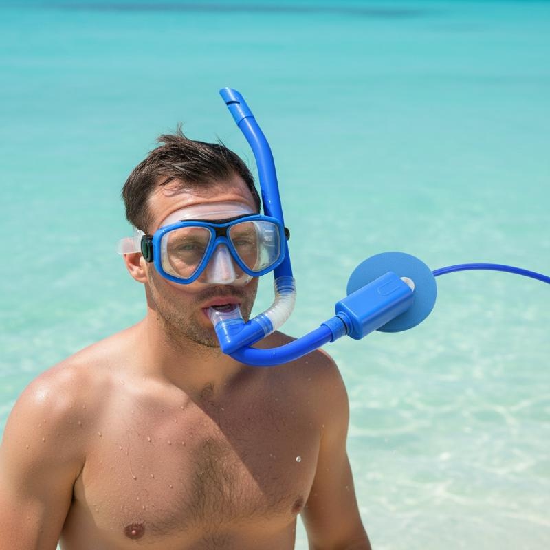 Сухая маска-респиратор (1 шт.) – обзор и цена Snorkel Mask Full Face