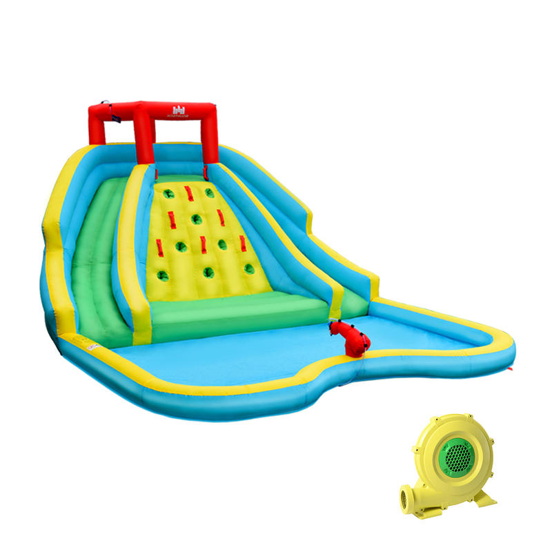 Надувной аквапарк-батут с двой – обзор и цена Water Slide Inflatable