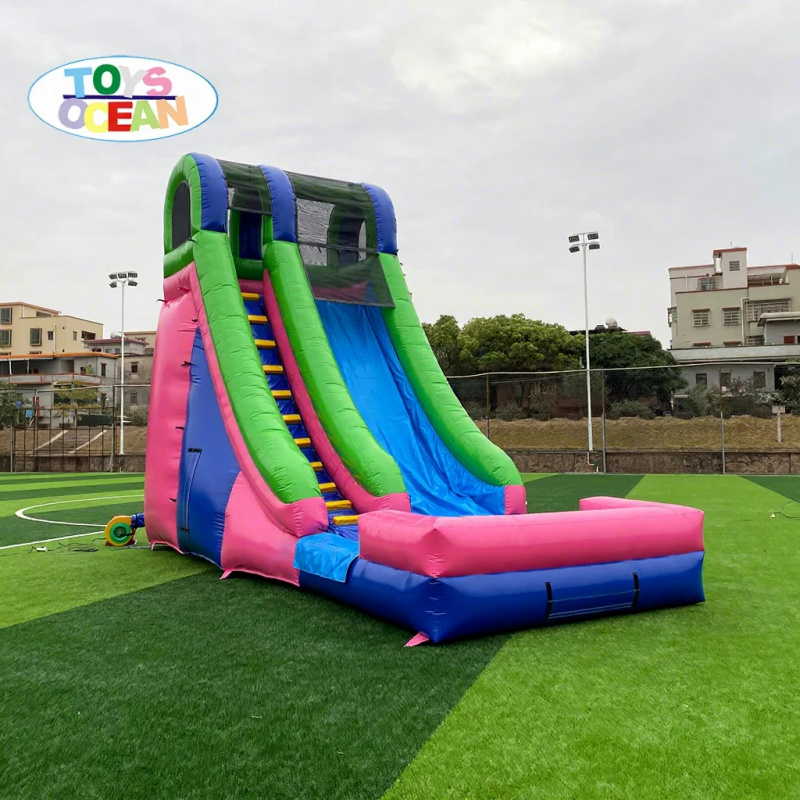 Новая уличная детская горка с  – обзор и цена Water Slide Inflatable