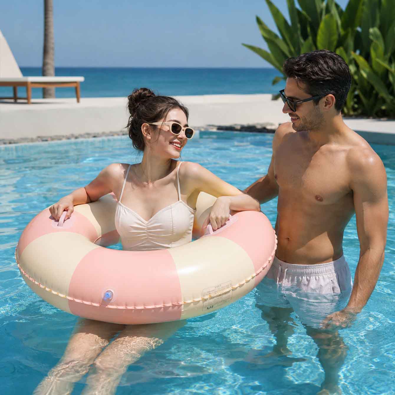 Надувной плавательный круг с р – обзор и цена Pool Float Ring Inflatable