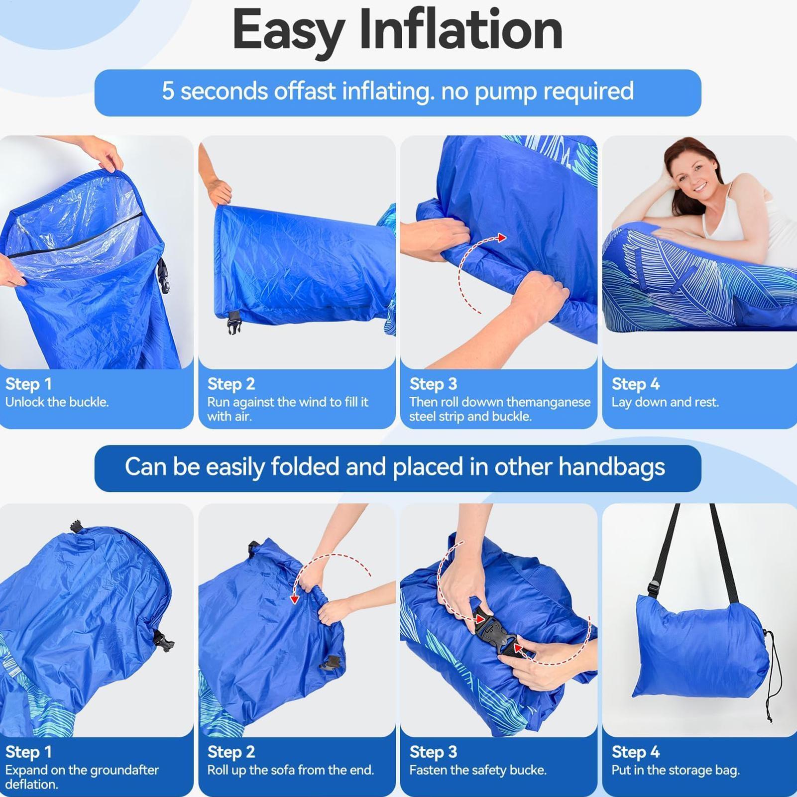 Надувной шезлонг с навесом от  – обзор и цена Pool Lounger Inflatable