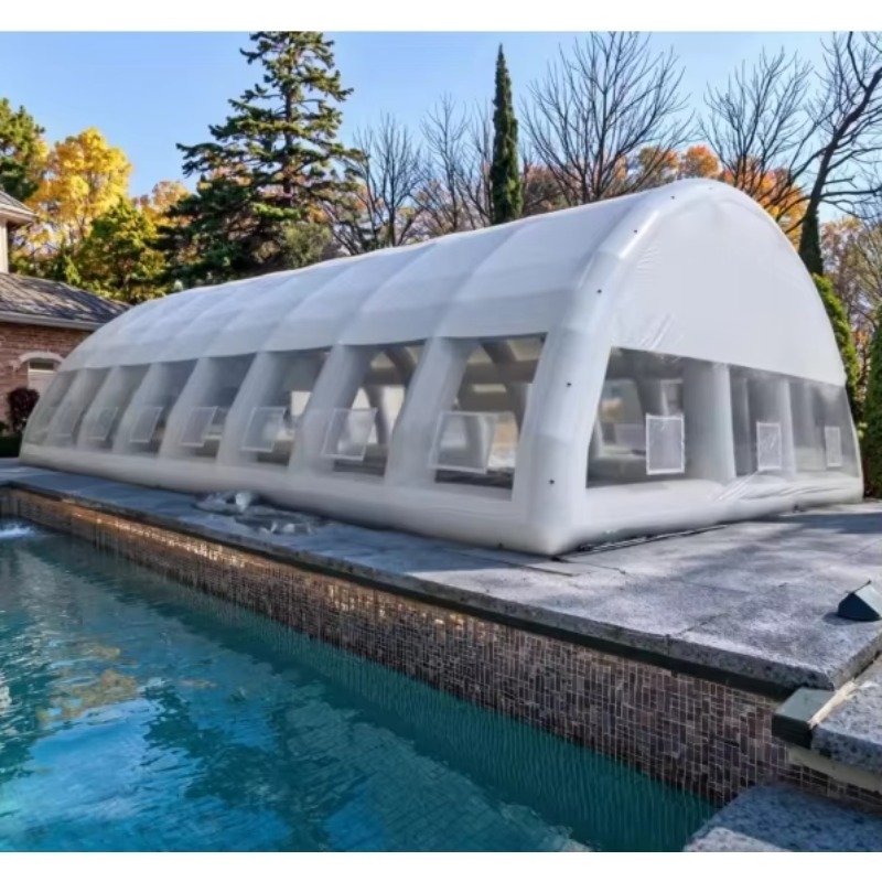 Надувное покрытие для бассейна – обзор и цена Pool Cover Waterproof