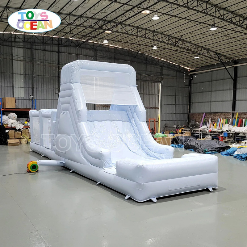 Белая надувная водная горка с  – обзор и цена Water Slide Inflatable