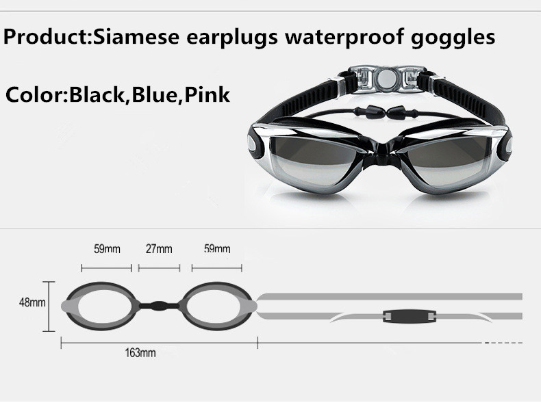 Очки для плавания, очки для ба – обзор и цена Swim Goggles Anti Fog Uv