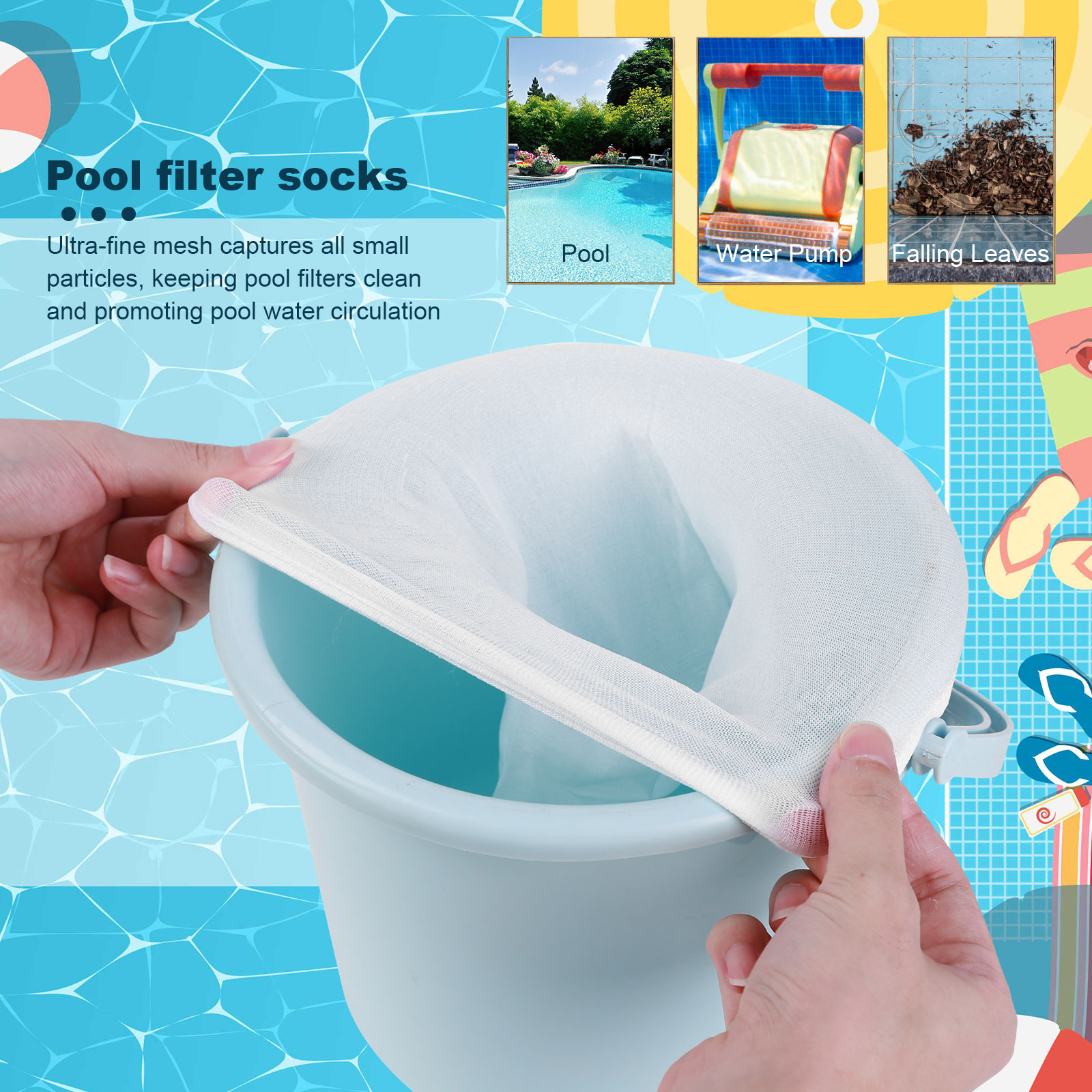 100-5 шт. носки для скиммера д – обзор и цена Pool Skimmer Net
