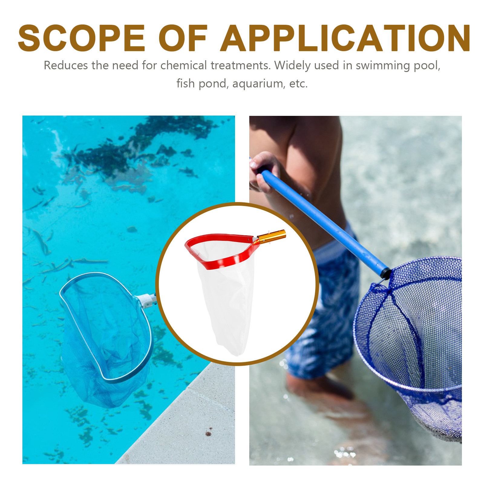 Сетка-сачок для сбора листьев  – обзор и цена Pool Skimmer Net