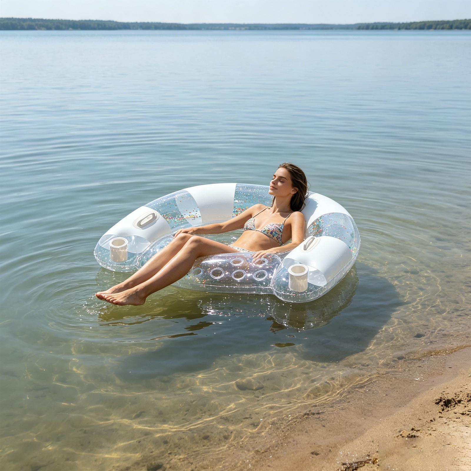 Надувной шезлонг для бассейна, – обзор и цена Pool Lounger Inflatable