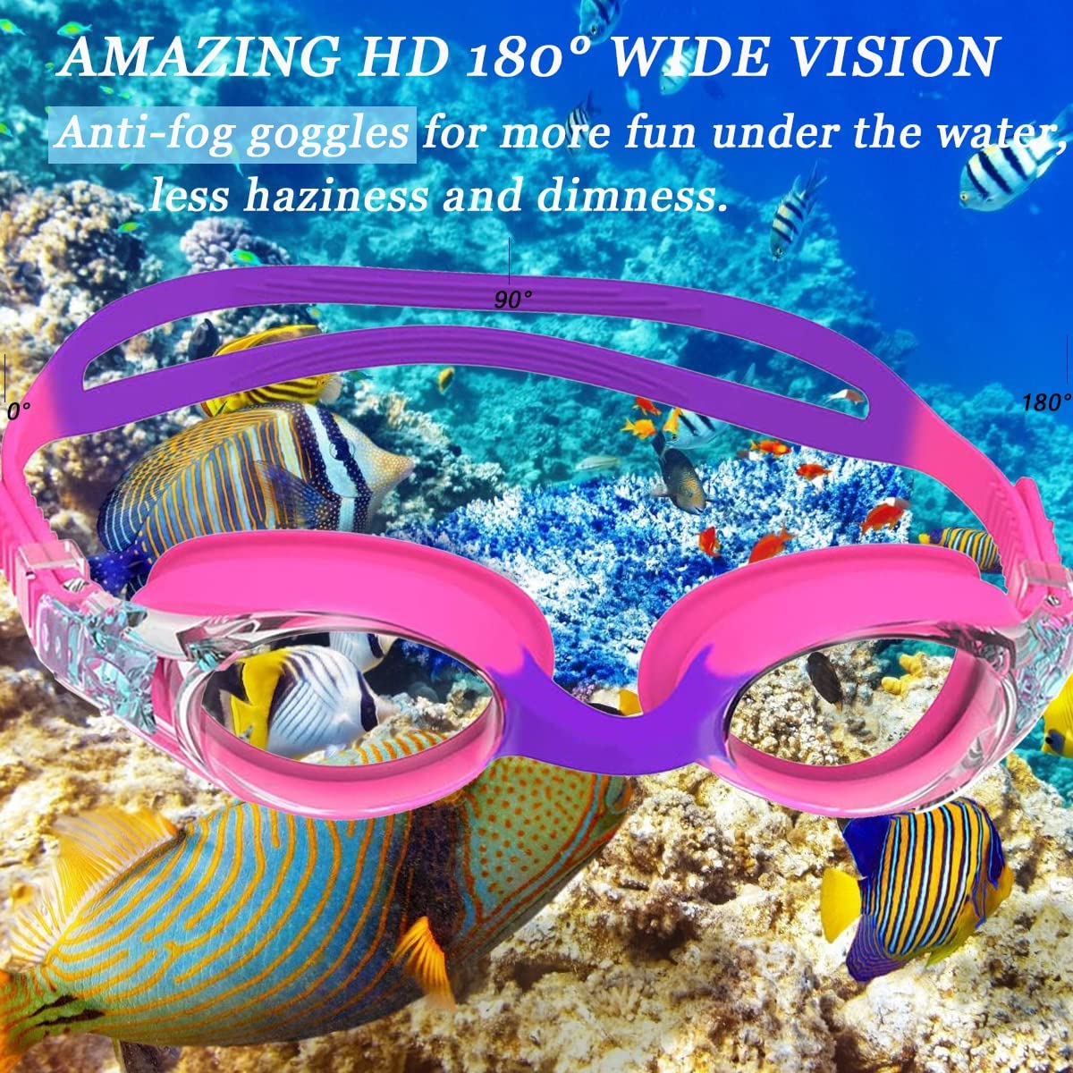 Очки для плавания для детей, м – обзор и цена Swim Goggles Anti Fog Uv
