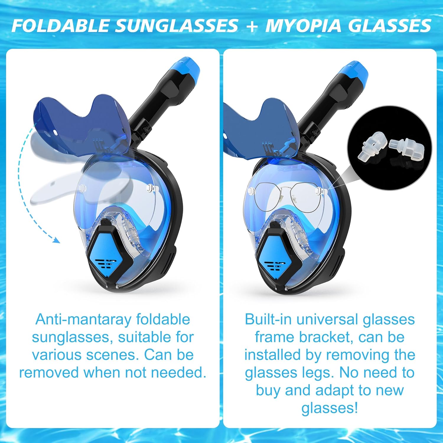 Маска для снорклинга Devilfish – обзор и цена Snorkel Mask Full Face