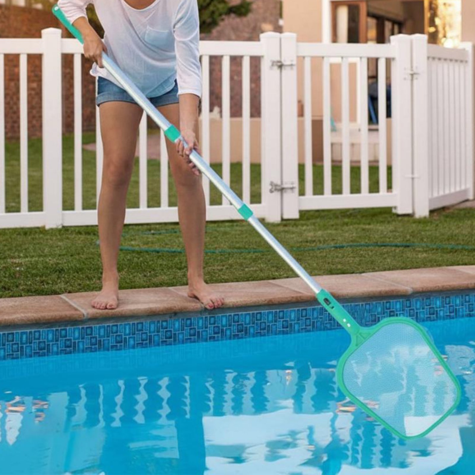 Сетка для сбора листьев из бас – обзор и цена Pool Skimmer Net