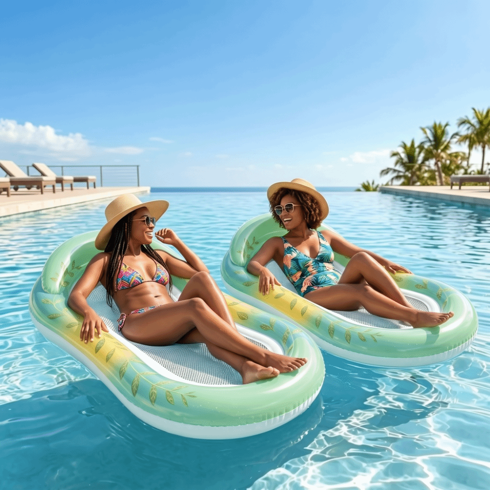 Надувной плавательный матрас в – обзор и цена Pool Lounger Inflatable